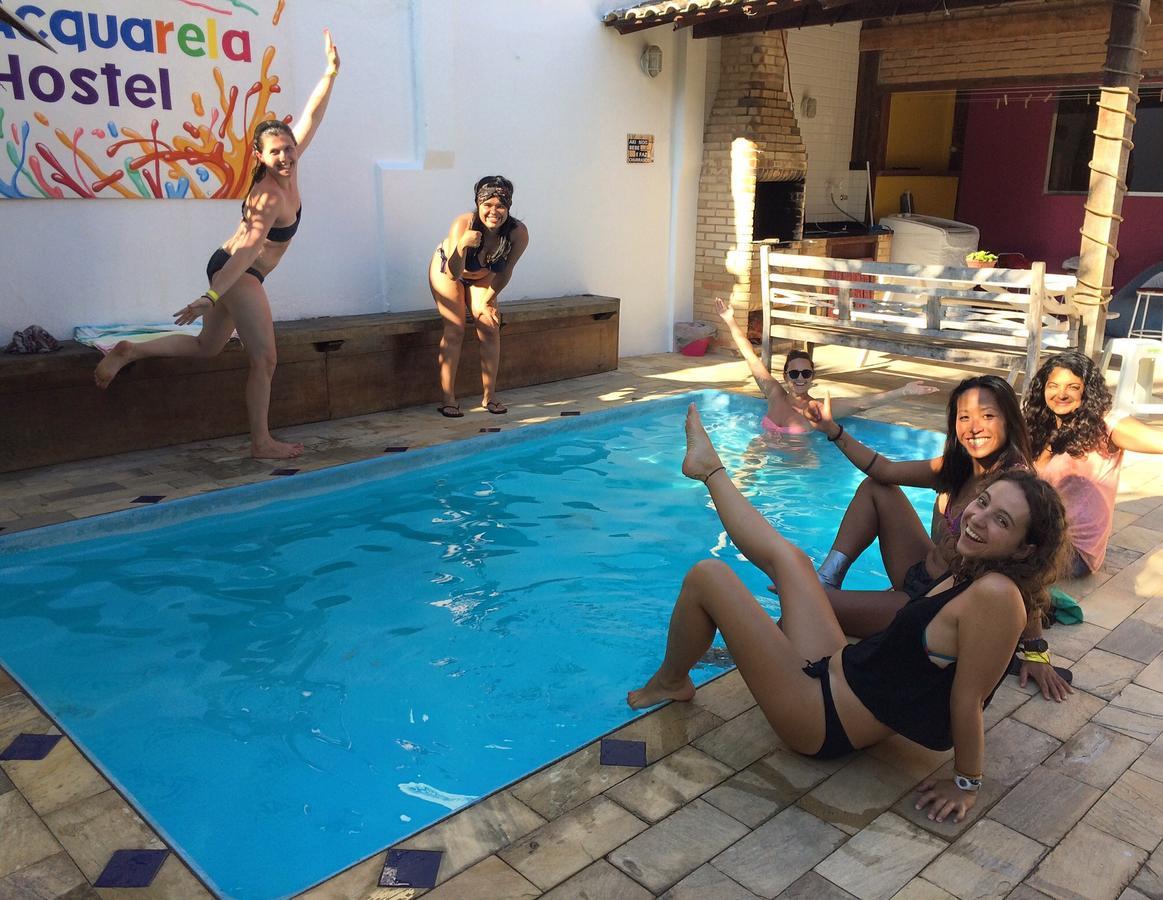 Acquarela Hostel アハイアウ・ド・カボ エクステリア 写真